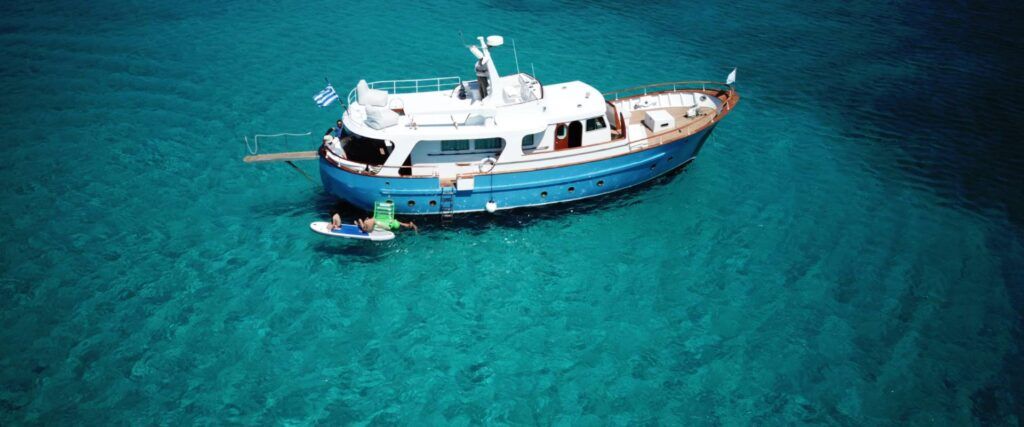Enjoy the unique yachting/boating experience in Greek turquoise waters.
